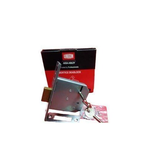 3 Lever Mortice Deadlock. Metal/steel or wood door.