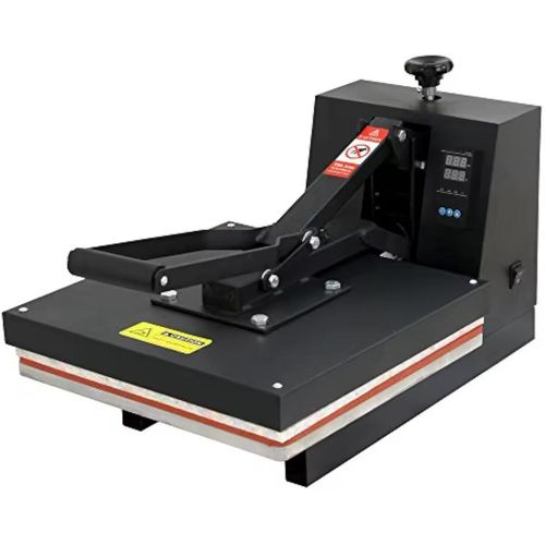 Electric Flatbed Heat Press Machine 38*38CM Manual for T-shirt Sublimation Printing Garment Usage