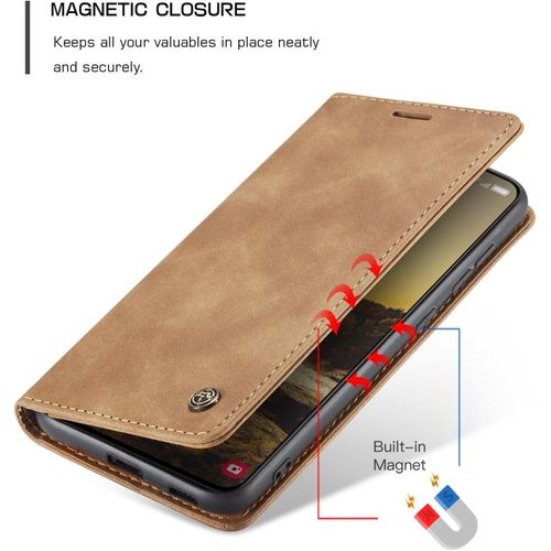 For Samsung Galaxy A07 Wallet Case,Soft PU Leather Flip Case Magnetic Stand Flip Protective Cover Leather Case with ID & Credit Card Slots Holder Case