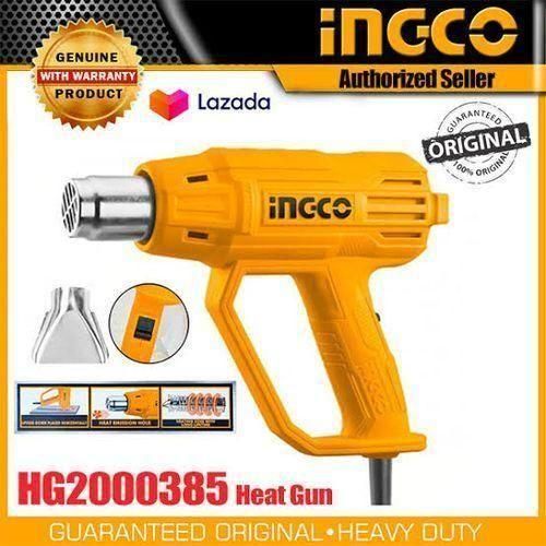 Ingco HEAT GUN - Hot Air Gun Kit 2000W +Free Accessories