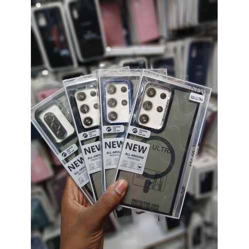 Transparent Magnetic Phone Case for Apple iPhone 14 Pro MagSafe Compatible Shockproof Hybrid Design with Full Protection Black