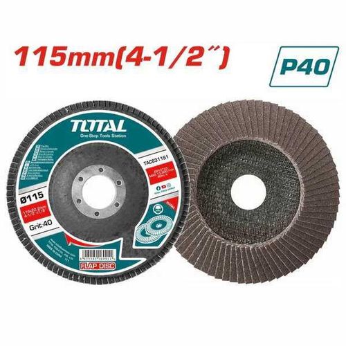TAC631151 Flap disc Size: 115mm*22.2mm,P40