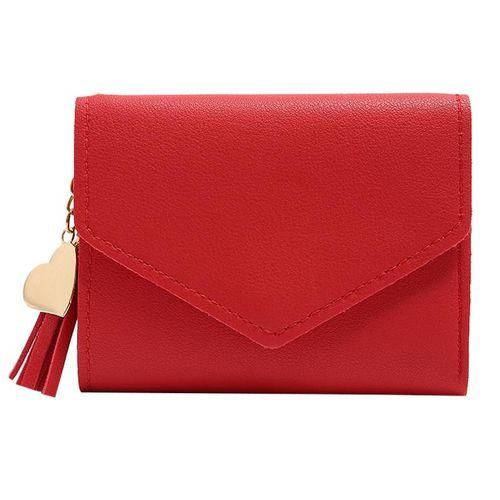 Short Wallet Ladies Wallet Tassel Fashion Buckle Coin Purse
