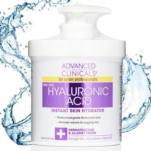 Hyaluronic Acid Body Lotion Face Moisturizer WVitamin E Hydrating Firming Lotion Minimizes Look Of Wrinkles Stretch Marks Crepey Dry Skin
