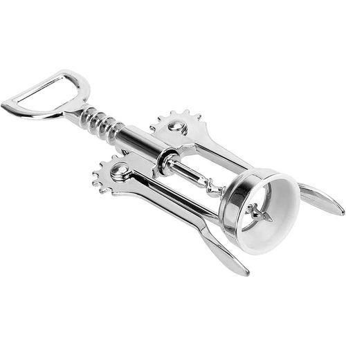 Corkscrew Multi-Functional Wine Opener 3-in-1 Waiters Bottle Opener with Foil Cutter Cap LifterWine Opener Wing Corkscrew Metal Manual Wine Bottle Opener Multifunctional Cork Screw for Home Waiters with Beer Bottle Opener