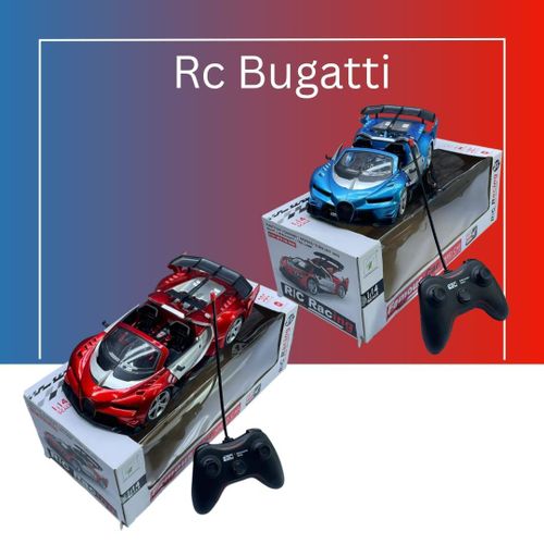 Remote Control Toy Car With Rechargeable Batteries Speed Racing Car Toy For Kids Gift Bugatti