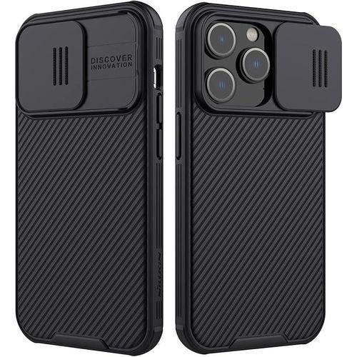 Nilkin CamShield Pro Case with Slide Camera Protection Cover, Slim Stylish Protective Case Compatible with iPhone 14 Pro 6.1"-Black