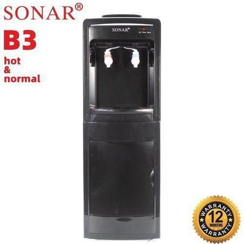black hot and normal free standing water dispenser