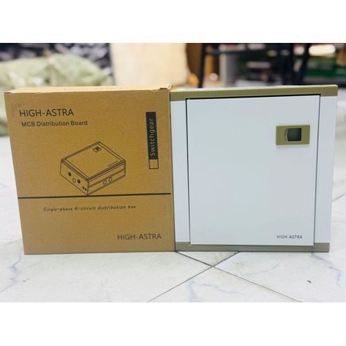 sweet home 4-6way single phase 6 circuit mcb distribution board box