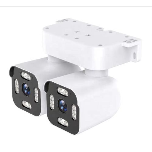 Dual Lens WiFi CCTV Camera – 8MP HD Wireless Security Camera – PTZ Outdoor Surveillance Camera – 355° Pan 90° Tilt – AI Motion Detection – Color Night Vision – Two-Way Audio – Remote Viewing – IP66 Waterproof