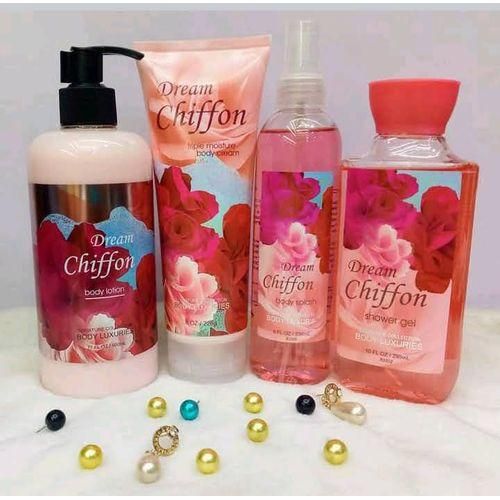 Dream Chiffon 4in1 Pump Lotion, Shower Gel ,Body Splash & Cream