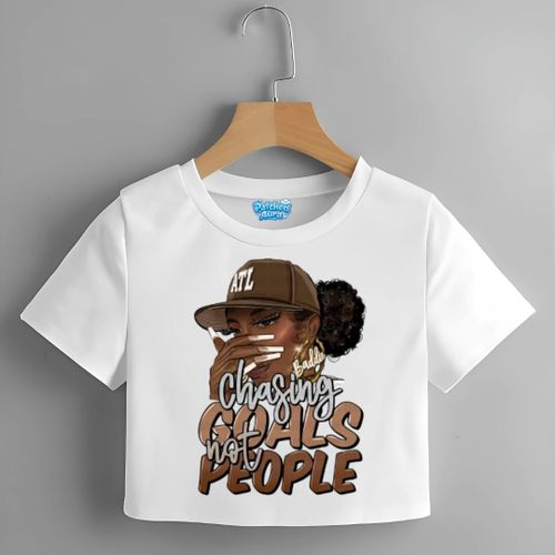 Womens casual crop tshirt