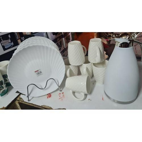 FLASK+6PCS PLATES+6PCS CUPS