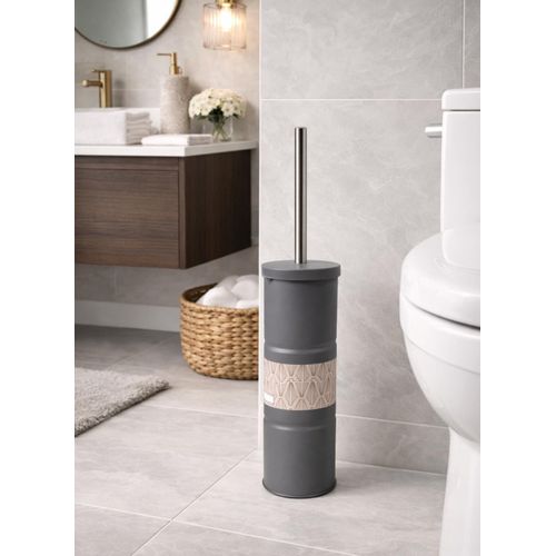 Invisible Metallic Toilet Brush