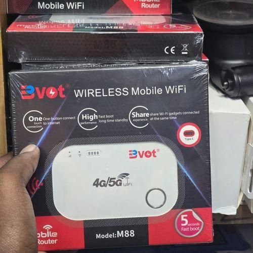 Bvot M88 Portable 4G/5G WiFi Router â€“ Works with Safaricom, Airtel, Telkom & Faiba, High-Speed Internet Anywhere