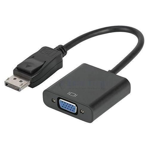 Display Port DP Male To VGA Female Adapter 1080P Converter Adapter Cable Video HDTV For PC Laptop PcDesktop Copper Conductor For Audio Video Applications