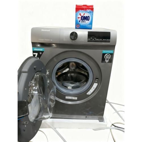 7kg Front Load Washing Machine - Stainless Steel Grey Energy Efficient Quiet Operation