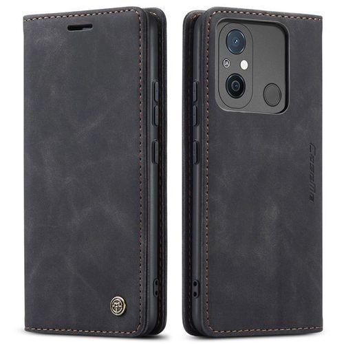 Wallet Flip Case, Retro Leather All-Round Protection Flip Cover Case For For Xiaomi Redmi 12C