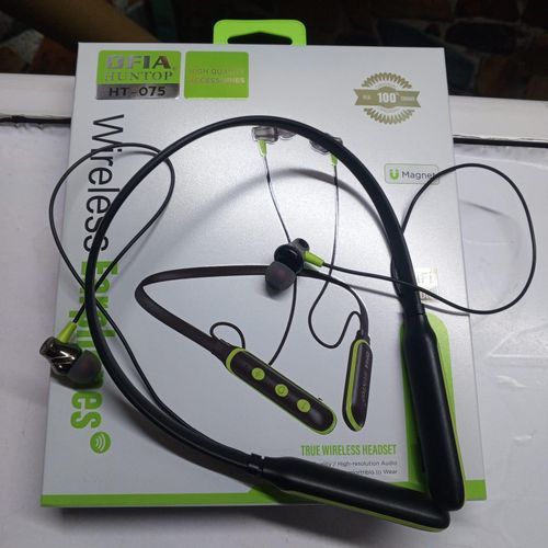 OFIA HUNTOP HT-075 Wireless HiFi Neckband Earphones Built-In Controls Long Battery Life