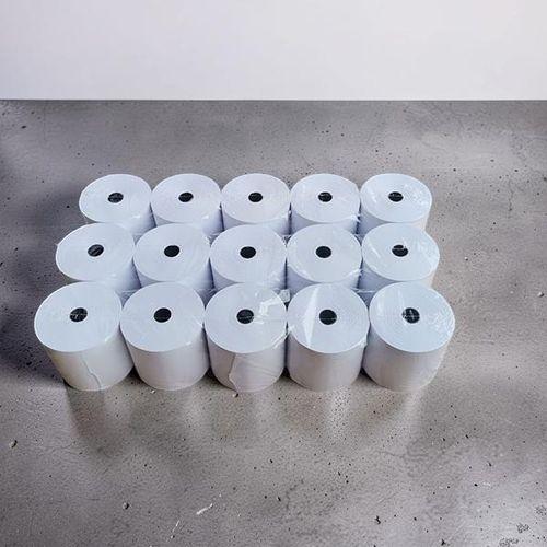 Ultra-Premium Quality Performance Guaranteed Long Print Retention 15 Pieces or Rolls of 80mm By 80mm By 13mm Thermal Paper Rolls Thermal Rolls