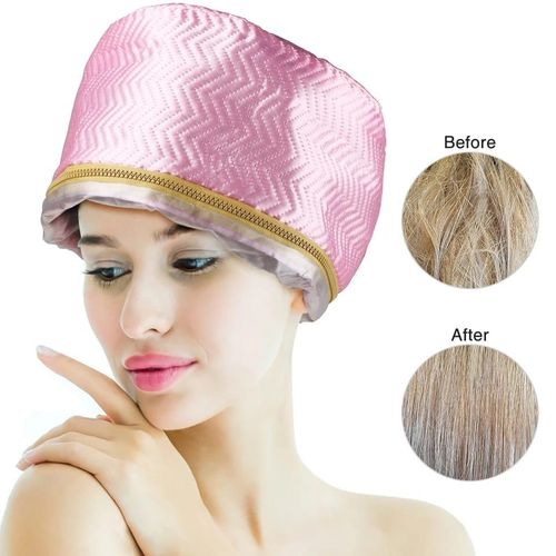 Electric Hair Steamer Cap (Thermal Cap) -Three Levels Of Temperature Controlling (low, Medium And High Heat). Waterproof Inner Embedded Plastic Film