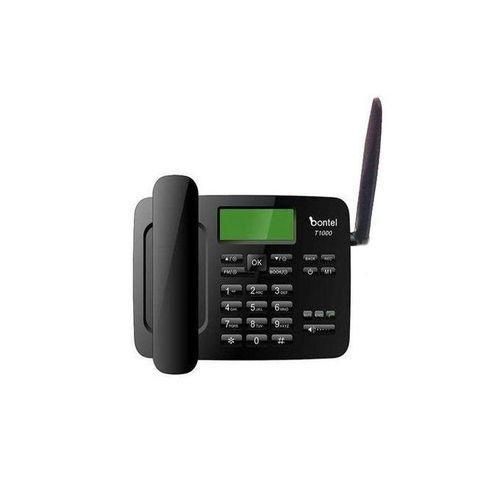 Bontel T1000, Wireless Desktop Phone, Sms,,Feature- Black,,home And Office