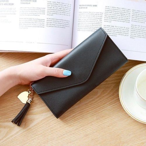 Women Long Wallet Ladies Coin Purse Tri-fold Wallet Card Case Wallet