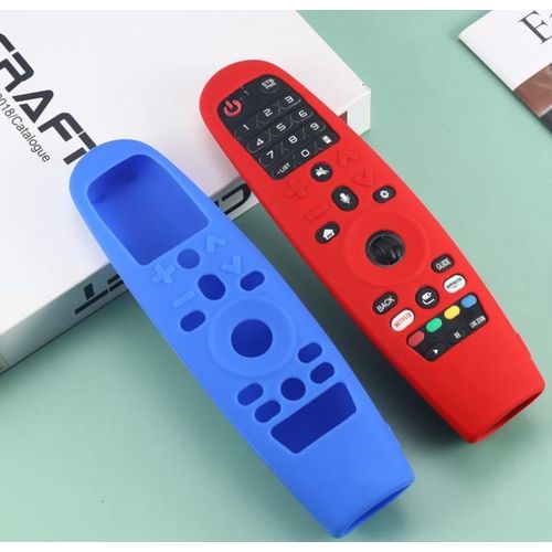 Voice Magic Remote for LG OLED QNED NanoCell Webos Smart TV Magic Remote Control Replacement AKB75855501 AN-MR20GA MR19BA MR21 MR22 MR23 MR24 GA GN GC MR18BA MR650A with Pointer Function AND Protective Silicone Cover BLUE