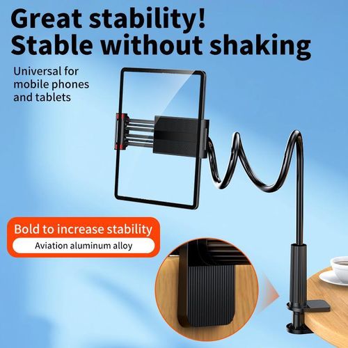100cm adjustable angle mobile phone holder, universal mobile phone, IPad holder, desktop bedside clamp