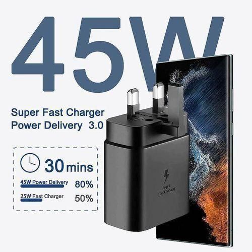 45W Original PD Adapter USB C Super Fast Charger.