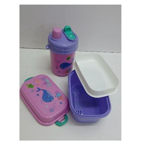 Gift Pack Snack Set Snack Box 1000ml + Water Bottle 500ml