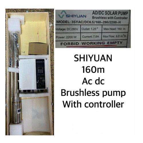 160metres AC DC brushless pump with controlller