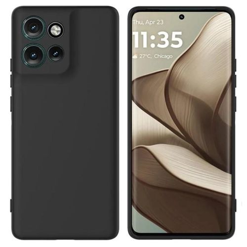 Motorola Edge 50 Neo 5G Soft Silicone Back Cover - Premium, Durable, Anti-Slip - Black