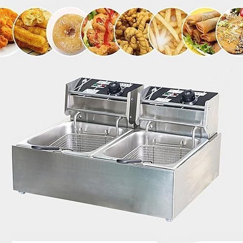 6L 6L Commercial Double Deep Fryer