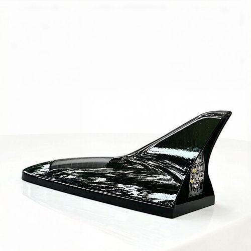 8 High-Brightness LED Strobe Lights, Solar-Powered Shark Fin, Intelligent Anti-Collision Warning Device.