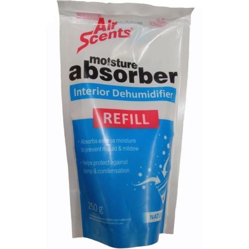 Moisture Absorber Wardrobe Dehumidifier Refill - NATURAL bc