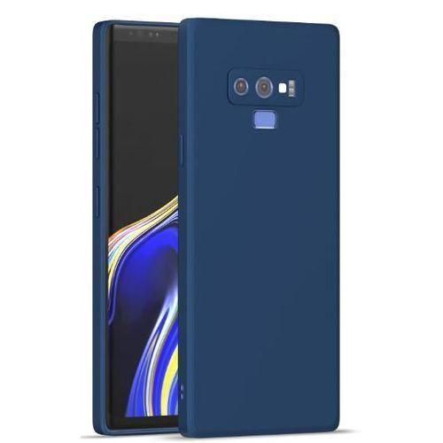 Soft Silicone Back Cover for Samsung Galaxy Note 9 - Blue anti-fingerprint anti-scratch durable silicone case