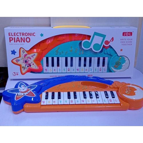 Kids Piano Toy Musical Keyboard for Children Educational Electric Piano with Microphone Light Up Keys Portable Learning Music Instrument Gift for Boys and Girls Early Development Fun Play Beginner Keyboard