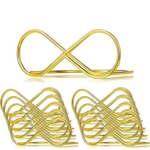 20Pcs Stands Place Card Holder Bow Shape Table Number
