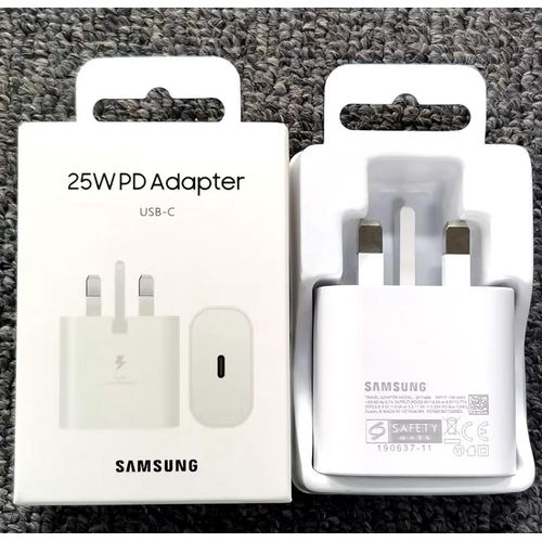 Super Fast 25W USB-C Charger, Compatible with Galaxy and iPhone Models