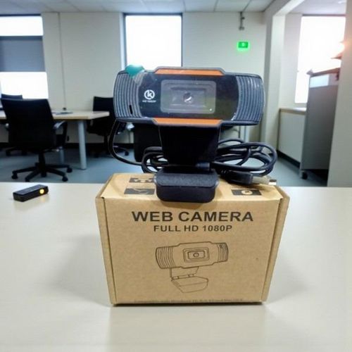 Advanced 1080P USB Webcam with Crystal-Clear Audio High-Definition Video for Online Courses and Team Meetings