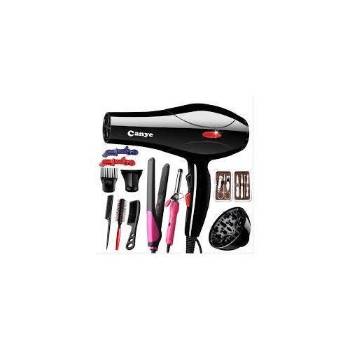 12Pcs Professional Blow Dry Hair Dryer Hot And Cold 1200W