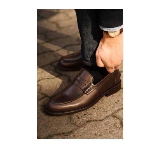 Mens Genuine Leather Shoes Classic Business Casual Shoes Breathable Shoes Official Shoes Boys Dress Shoes British Style Shoes Oxfords Party Shoes Wedding Shoes
