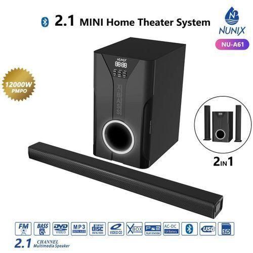 Sound Bar Mini System 2.1 Subwoofer NU-A61