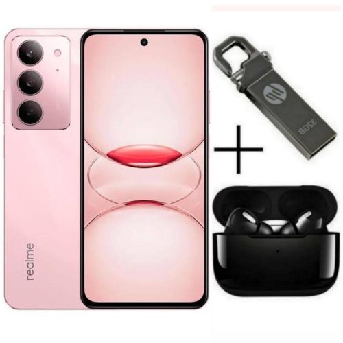 C75X, 6.67", 8GB RAM Upto 16GB RAM + 256GB ROM, 5600mAh,4G - Coral Pink + Free Quality Gifts