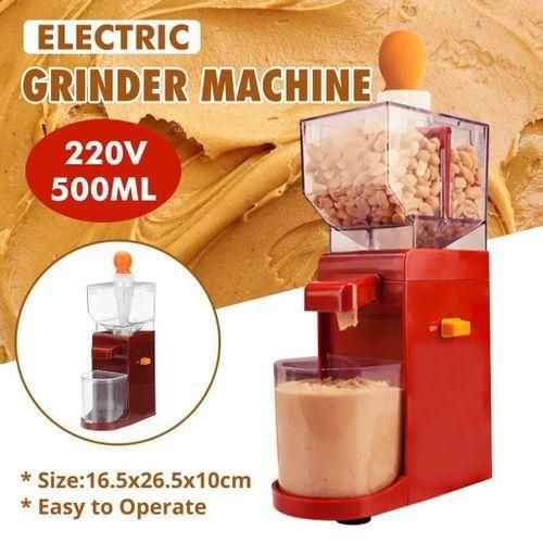 Electric peanut butter maker, grain grinder machine