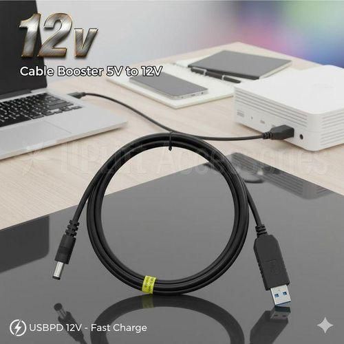 Power USB 5v To DC 12v Cable Lamp FAN Cord Cable DC 5V- 12V USB CONVERTER Cable Wifi Router 12V