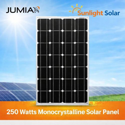 250 Watts Monocrystalline Solar Panel