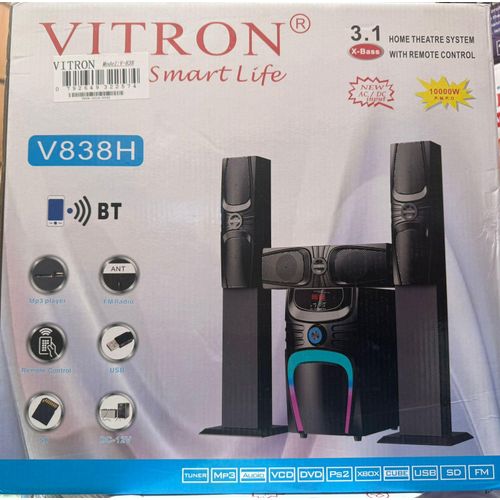 V838H 3.1CH High Quality Complete Home Theater System Sub Woofer Sound System Multimedia Speaker System Sorround Sound System with remote control