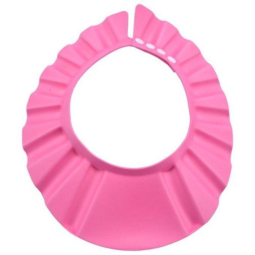 1 PCS Adjustable Soft Baby Kids child Children Shampoo Bath Shower wash hair Waterproof Eye Shield Cap Hat Shield sun cap Tub Bathtub Visor for Toddler pink